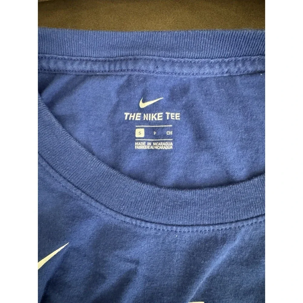 Nike LA Dodgers Clayton Kershaw #22 T-Shirt Blue MLB The Nike Tee Womens Small